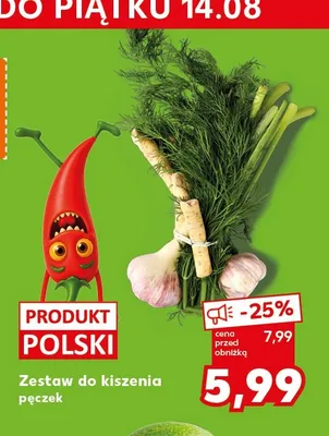 Zestaw do kiszenia promocja w Kaufland
