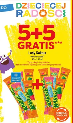 Lody Kaktus promocja w POLOmarket