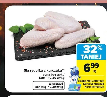 Skrzydełka z kurczaka promocja w Carrefour Market