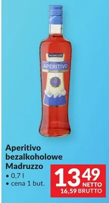 Aperitivo bezalkoholowe promocja w Makro