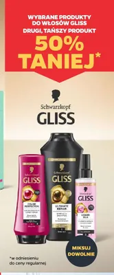 Ekspresowa odżywka do włosów Gliss Liquid Silk promocja w Netto