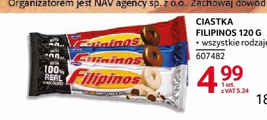Ciastka Filipinos promocja w Selgros