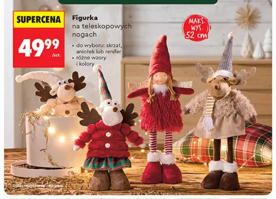 Figurka na teleskopowych nogach skrzat promocja w Biedronka