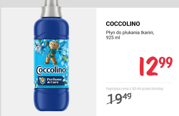 Płyn do płukania tkanin promocja w Rossmann