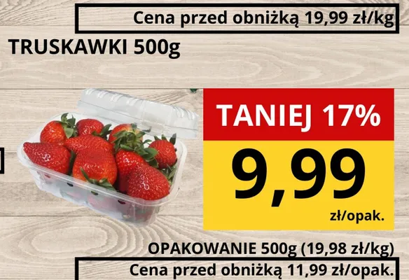 Truskawki promocja w Supeco