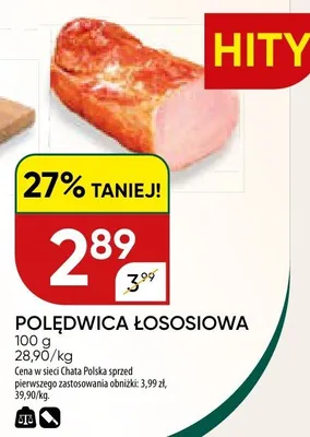 Polędwica łososiowa promocja w Chata Polska