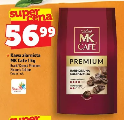 Kawa ziarnista MK Cafe Premium promocja w TOPAZ