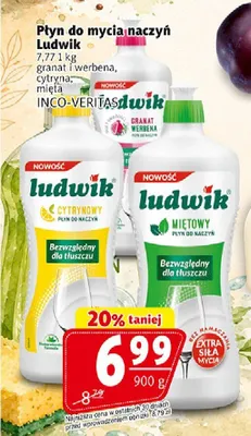 Płyn do mycia naczyń Ludwik cytrynowy promocja w Prim Market