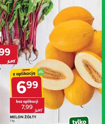 Melon żółty promocja w Stokrotka