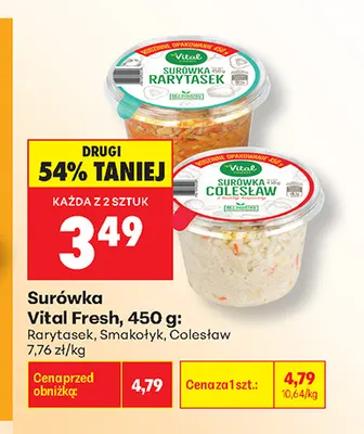 Surówka Smakołyk Vital Fresh promocja w Biedronka