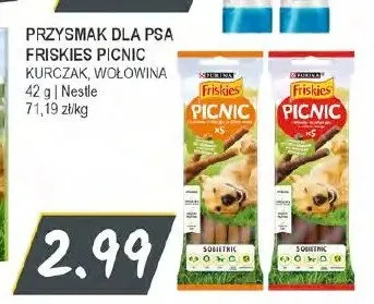Przysmak dla psa Friskies Picnic z wołowiną promocja w Słoneczko