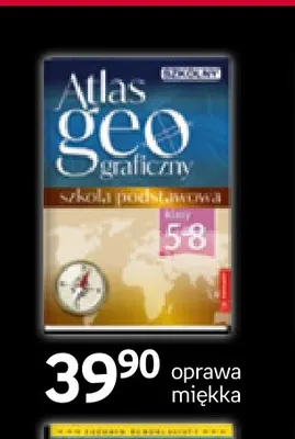 Atlas geograficzny szkoła podstawowa 5-8 Demart promocja w Empik