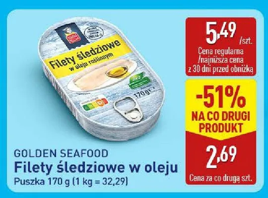 Filety śledziowe promocja w Aldi