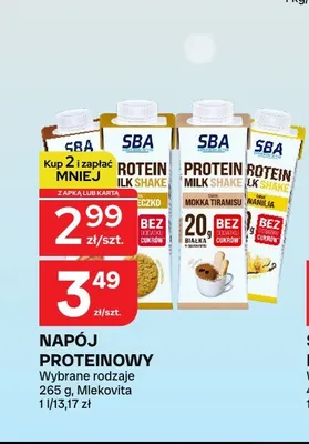 Napój proteinowy Mlekovita promocja w Chorten