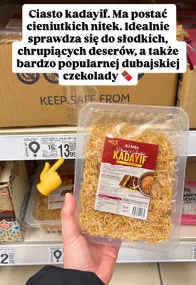 Ciasto kadayif Ali Baba promocja w Auchan