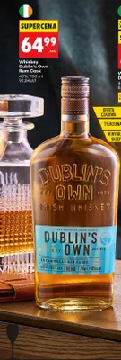 Whiskey Dublin's Own Rum Cask promocja w Biedronka