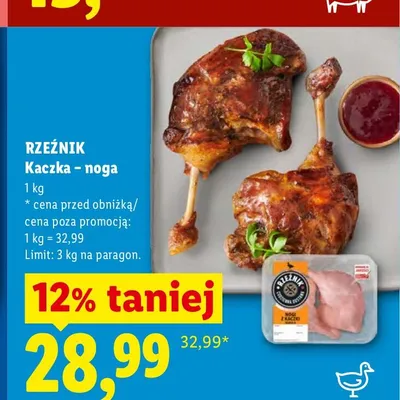 Kaczka - noga Rzeźnik promocja w Lidl