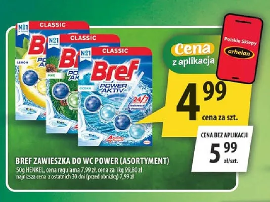 Zawieszka do WC Bref Power promocja w Arhelan