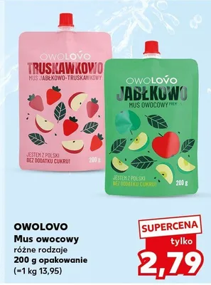 Mus owocowy różne rodzaje promocja w Kaufland