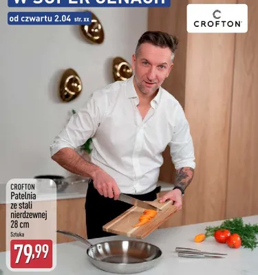 Patelnia ze stali nierdzewnej 28 cm promocja w Aldi