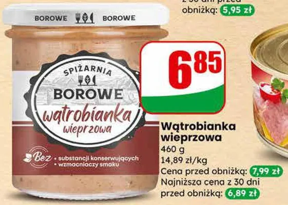 Wątrobianka wieprzowa promocja w Dino