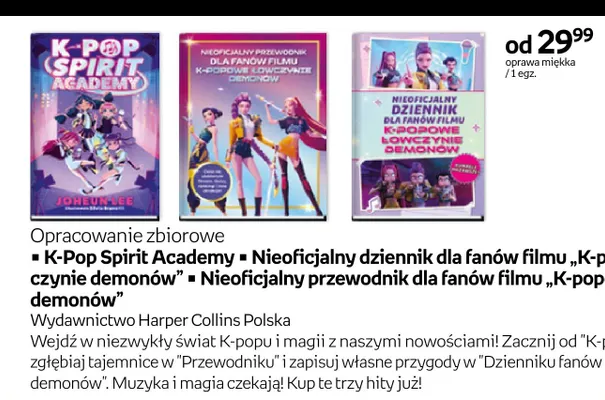 Książka K-Pop Spirit Academy promocja w Empik
