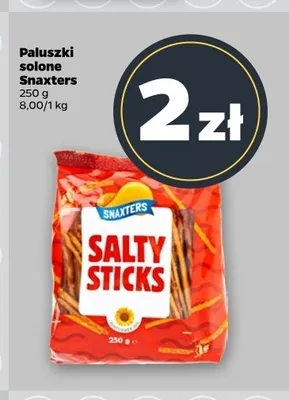 Paluszki solone Snaxters promocja w Netto