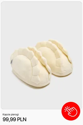 Kapcie pierogi Cropp promocja w Cropp