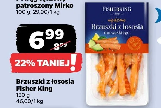 Brzuszki z łososia promocja w Netto