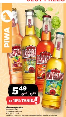 Piwo Desperados Red promocja w Netto
