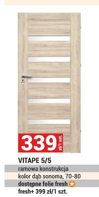 Drzwi ramowe Vitape promocja w Merkury Market