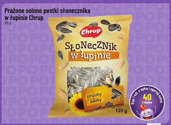 Prażone solone pestki słonecznika w łupinie Chrup promocja w POLOmarket