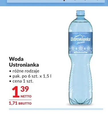 Woda Ustronianka promocja w Makro