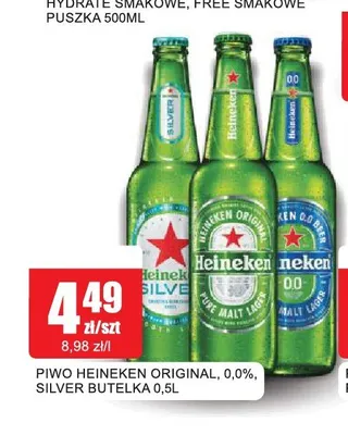 Piwo Heineken Original promocja w Bingo