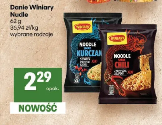 Danie Winiary Nudle Chili promocja w Delikatesy Centrum