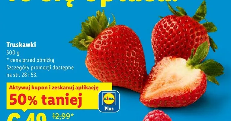 Truskawki promocja w Lidl