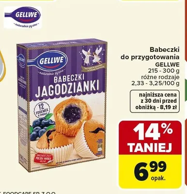 Babeczki do przygotowania Gellwe promocja w Carrefour Market