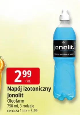 Napój izotoniczny Jonolit Oleofarm promocja w Leclerc