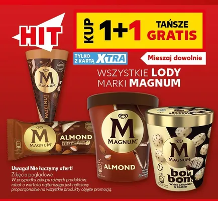Lody Magnum Hazelnutt promocja w Kaufland
