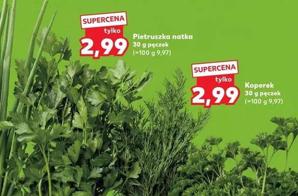 Pietruszka natka promocja w Kaufland