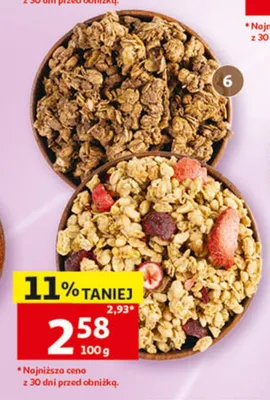 Granola owocowa promocja w Auchan