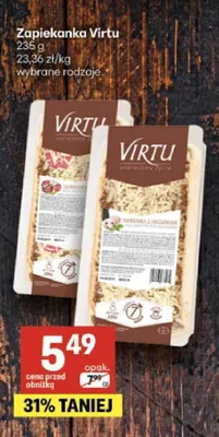 Zapiekanka Virtu promocja w Delikatesy Centrum