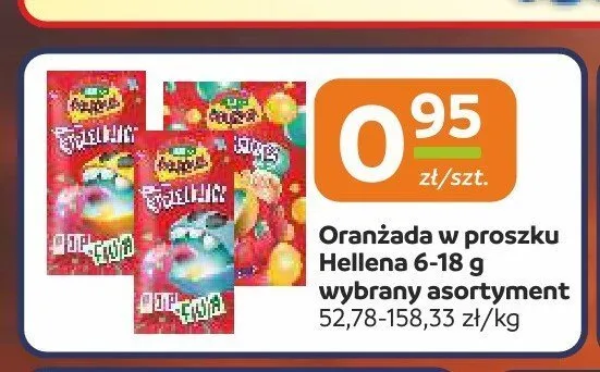 Oranżada w proszku Hellena promocja w Społem Częstochowa