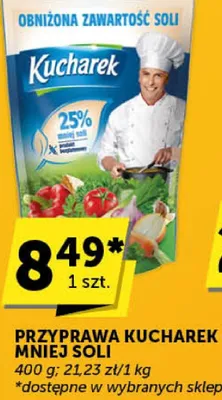Przyprawa Kucharek mniej soli promocja w ABC