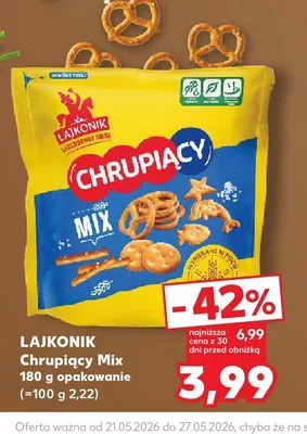 Chrupiący Mix Lajkonik promocja w Kaufland