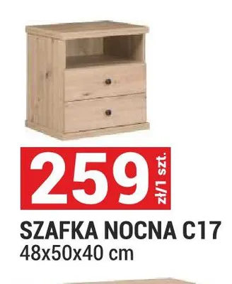 Szafka nocna C17 Cali promocja w Merkury Market