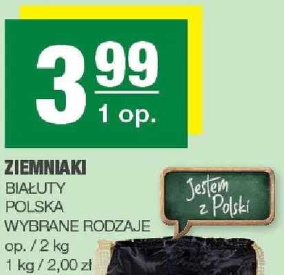 Ziemniaki biauty polska wyłącznie rodzaje promocja w SPAR