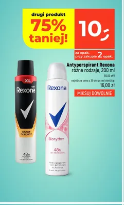 Antyperspirant Rexona Biorythm promocja w Dealz