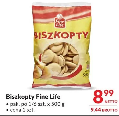 Biszkopty Fine Life promocja w Makro