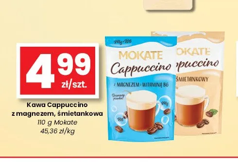 Kawa Cappuccino Mokate z magnezem promocja w emma MARKET